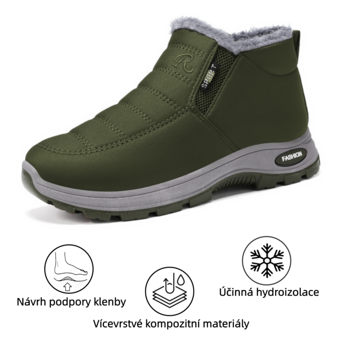🎉Dnešní speciální nabídka: sleva 30 % – Nenechte si ji ujít! ⏰Ergonomické zimní ortopedické boty pro úlevu od bolesti nohou, kolen a zad – unisex