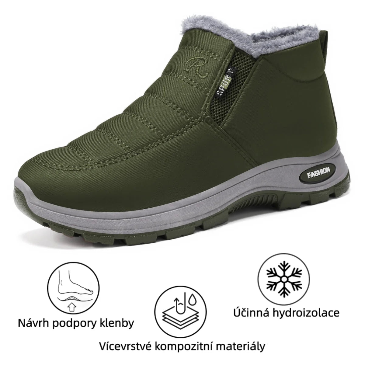 🎉Dnešní speciální nabídka: sleva 30 % – Nenechte si ji ujít! ⏰Ergonomické zimní ortopedické boty pro úlevu od bolesti nohou, kolen a zad – unisex