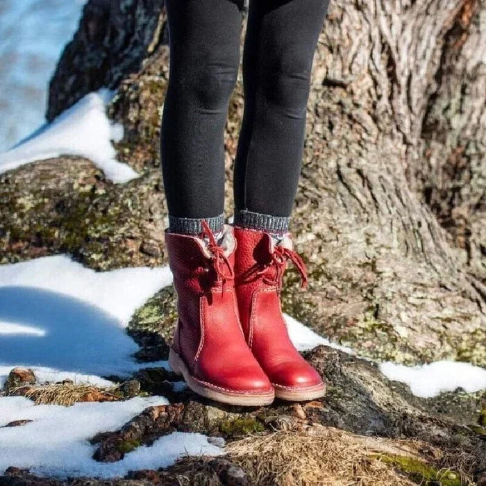 🎉 Dnešní speciál: 70% sleva - Nenechte si ujít! ⏰ Ergonomická dámská ortotická zimní obuv pro úlevu od bolesti nohou, kolen a zad.