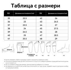 Неплъзгащи се, дишащи сандали – с опора за свода на стъпалото, облекчаващи болката; меки и амортизиращи.