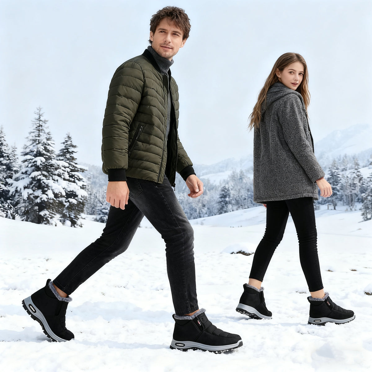 🎉Dnešní speciální nabídka: sleva 30 % – Nenechte si ji ujít! ⏰Ergonomické zimní ortopedické boty pro úlevu od bolesti nohou, kolen a zad – unisex