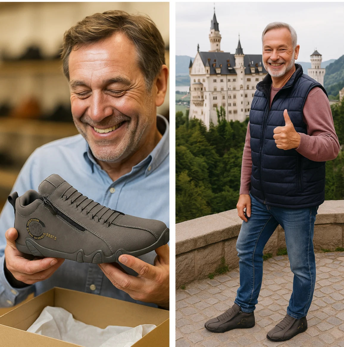 Poslední den! Sleva 70 %! ✅ Ortopedická zdravotní obuv určená speciálně pro lidi s problémy s nohama k úlevě od bolesti zad, kloubů a chodidel.