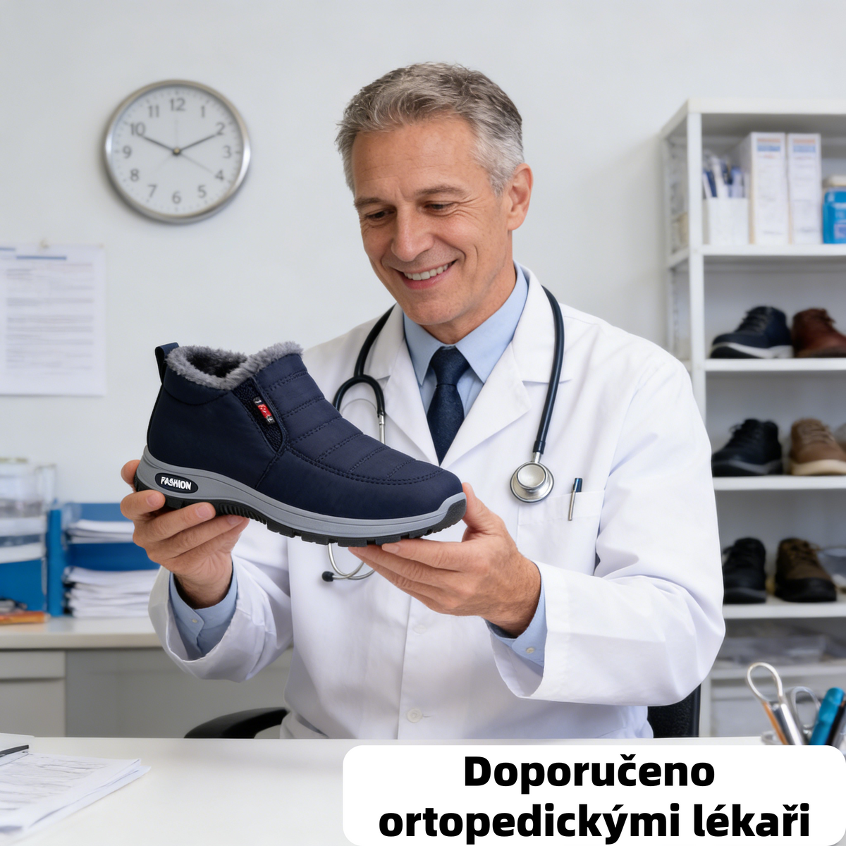 🎉Dnešní speciální nabídka: sleva 30 % – Nenechte si ji ujít! ⏰Ergonomické zimní ortopedické boty pro úlevu od bolesti nohou, kolen a zad – unisex
