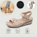 Ергономични сандали с ортопедични стелки — с подложка за свода, която спомага за облекчаване на болките в краката, стабилизира петата и намалява нестабилността при ходене
