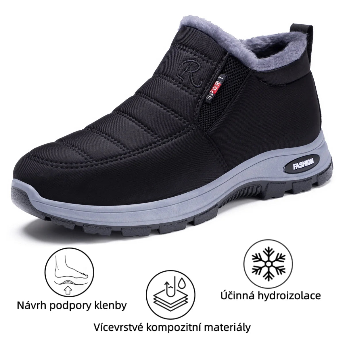 🎉Dnešní speciální nabídka: sleva 30 % – Nenechte si ji ujít! ⏰Ergonomické zimní ortopedické boty pro úlevu od bolesti nohou, kolen a zad – unisex