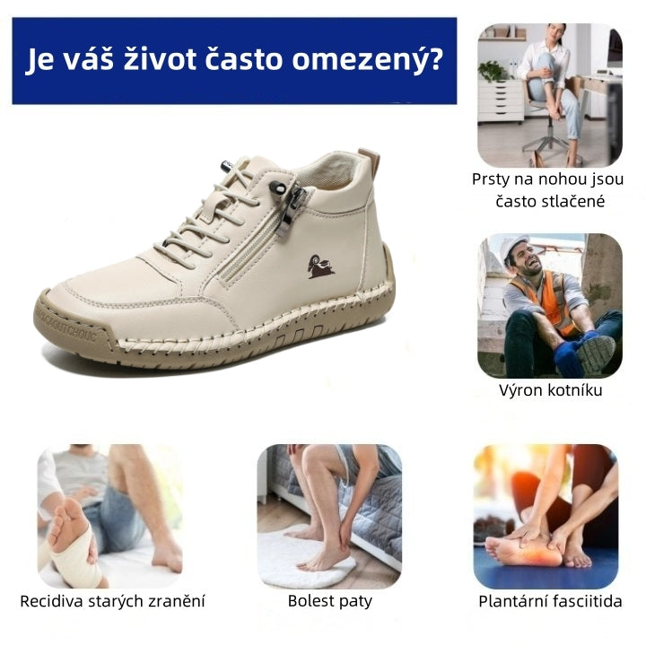 Poslední den! Sleva 30 %! ✅ Ortopedická zdravotní obuv navržená speciálně pro lidi s problémy s nohama – ulevuje od bolesti zad, kloubů a chodidel.