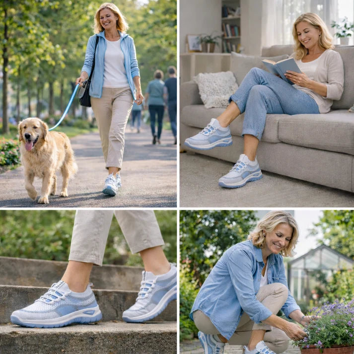 ⏰ Poslední den! Sleva 70 %! Nenechte si ujít! Ergonomická, nárazy tlumící a pohodlná ortopedická obuv ✅ Podpora klenby, navržená speciálně pro evropské ženy.