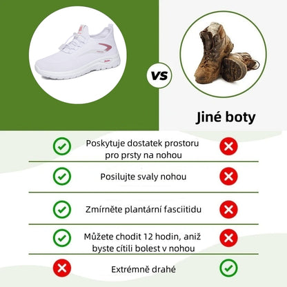 Poslední den! Sleva 70 %! ✅ Ortopedická zdravotní obuv určená speciálně pro lidi s problémy s nohama k úlevě od bolesti zad, kloubů a chodidel.