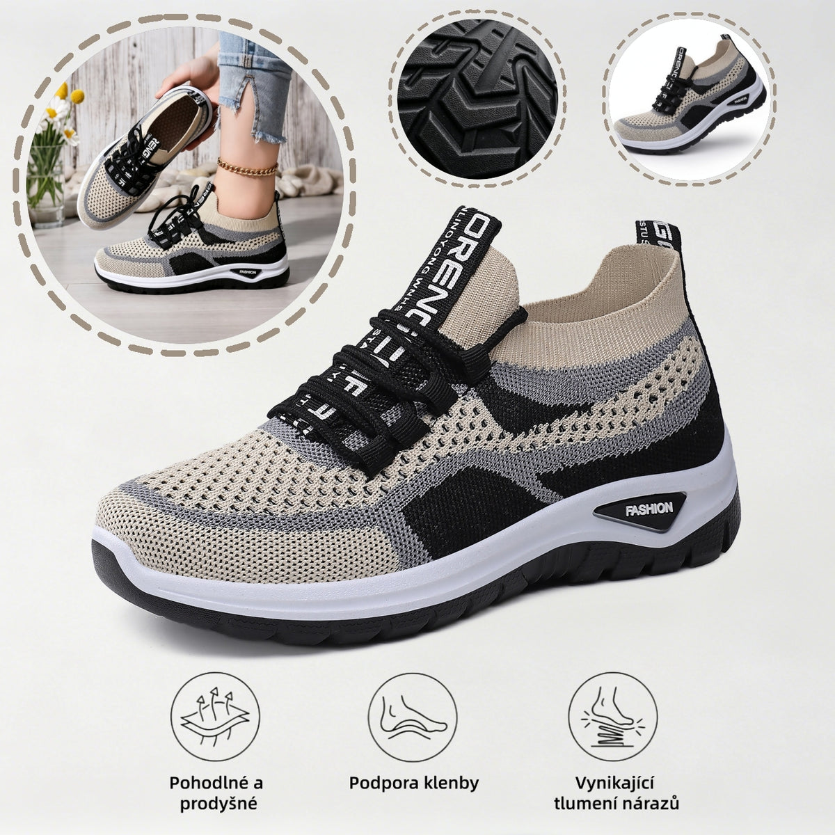 ⏰ Poslední den! Sleva 70 %! Nenechte si ujít! Ergonomická, nárazy tlumící a pohodlná ortopedická obuv ✅ Podpora klenby, navržená speciálně pro evropské ženy.