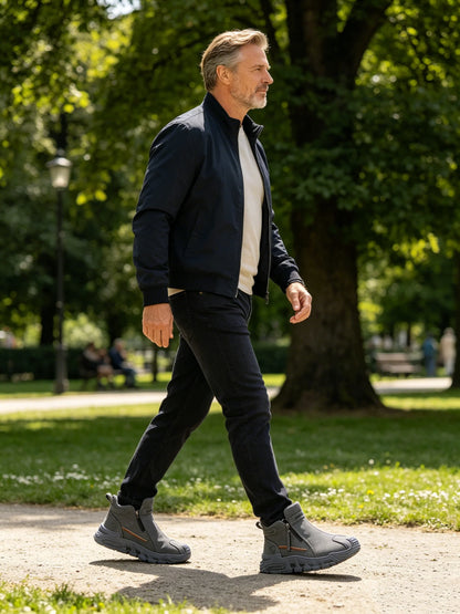 Pracovní boty, kotníkové boty, volnočasové vojenské botyPoslední den! Sleva 70 %! ✅ Ortopedická zdravotní obuv určená speciálně pro lidi s problémy s nohama k úlevě od bolesti zad, kloubů a chodidel.