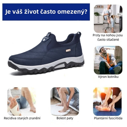 Poslední den! Sleva 70 %! ✅ Ortopedická zdravotní obuv určená speciálně pro lidi s problémy s nohama k úlevě od bolesti zad, kloubů a chodidel.