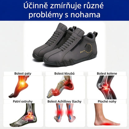 Poslední den! Sleva 70 %! ✅ Ortopedická zdravotní obuv určená speciálně pro lidi s problémy s nohama k úlevě od bolesti zad, kloubů a chodidel.