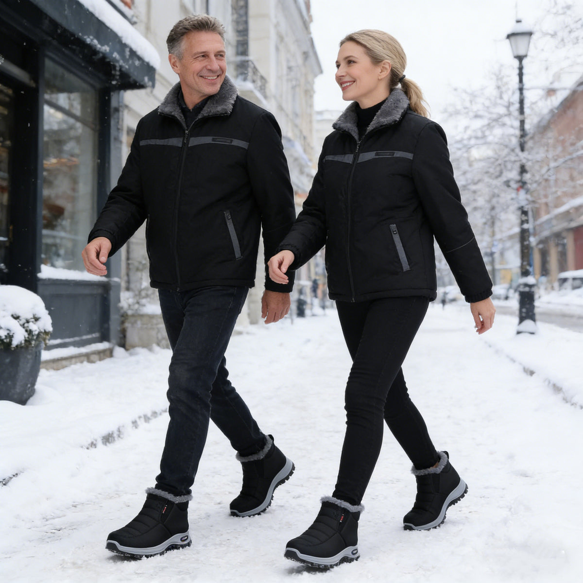 🎉Dnešní speciální nabídka: sleva 30 % – Nenechte si ji ujít! ⏰Ergonomické zimní ortopedické boty pro úlevu od bolesti nohou, kolen a zad – unisex