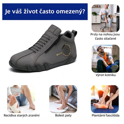 Poslední den! Sleva 70 %! ✅ Ortopedická zdravotní obuv určená speciálně pro lidi s problémy s nohama k úlevě od bolesti zad, kloubů a chodidel.