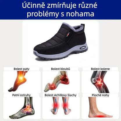 🎉Dnešní speciální nabídka: sleva 30 % – Nenechte si ji ujít! ⏰Ergonomické zimní ortopedické boty pro úlevu od bolesti nohou, kolen a zad – unisex