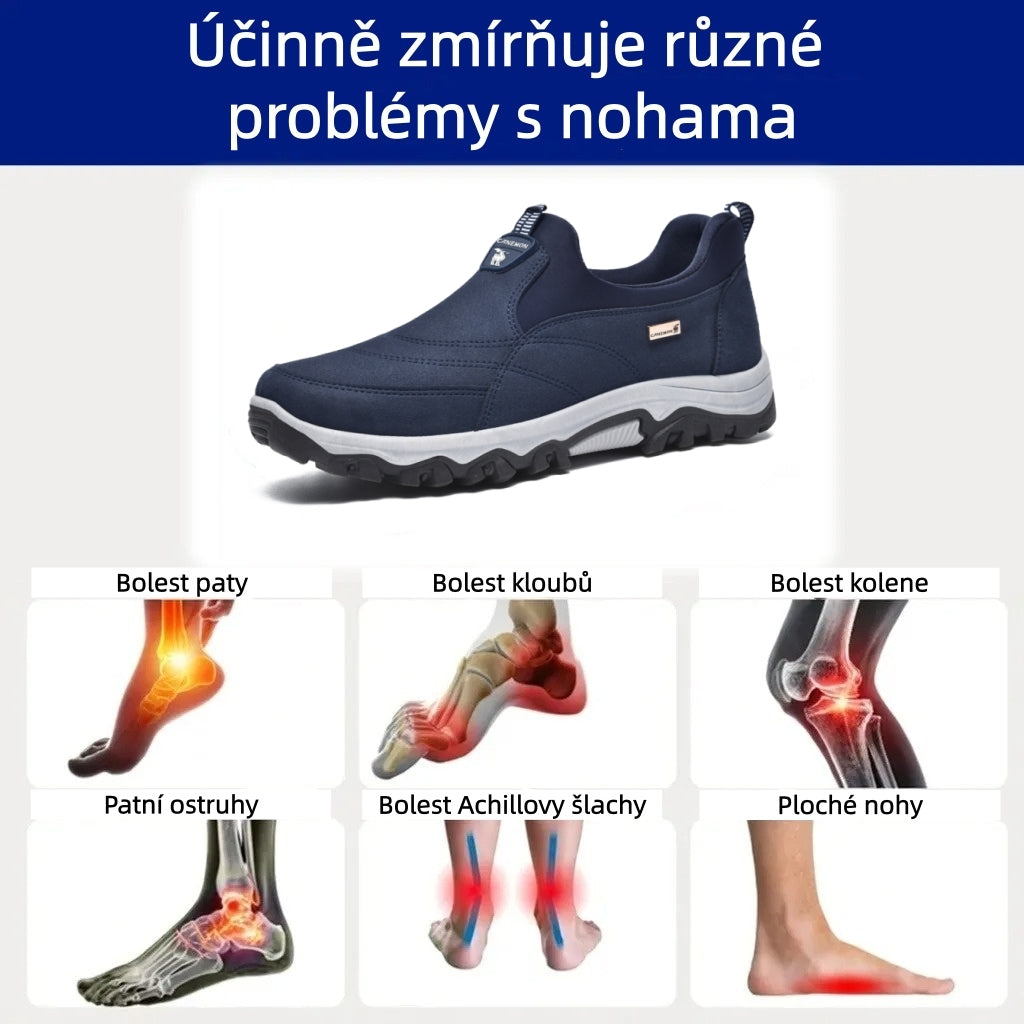 Poslední den! Sleva 70 %! ✅ Ortopedická zdravotní obuv určená speciálně pro lidi s problémy s nohama k úlevě od bolesti zad, kloubů a chodidel.